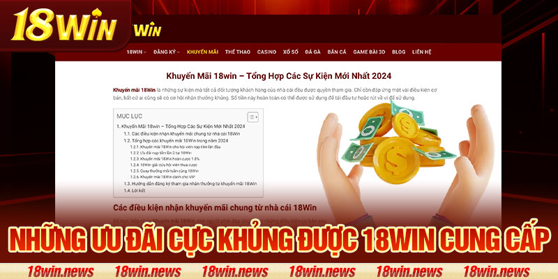 Những ưu đãi cực khủng được nhà cái cung cấp